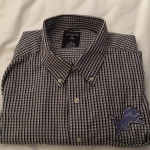 Detroit Lions men’s long sleeve button down shirt.